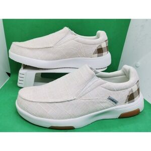 OrthoComfort Mens Size 42EU/US 8.5 Canvas Slip-on Boat/Loafer Walking Shoes It